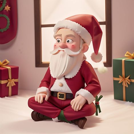 Pendentif Porte Noël - Pendentif Accroche Porte Sapin Père Noël Bonhomme Neige - Décoration Intérieure Fête Familiale - Lot de 1 (1/5)