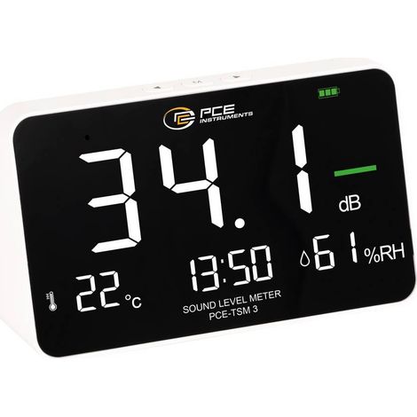 PCE Instruments Sonomètre PCE-TSM 3 30 - 130 dB 50 Hz - 8500 Hz