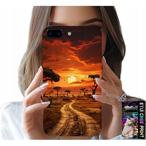 Hülle für iPhone (7 Plus) – Safari-Sonnenuntergang in Afrika: Wunderschöne Aussicht (1/5)