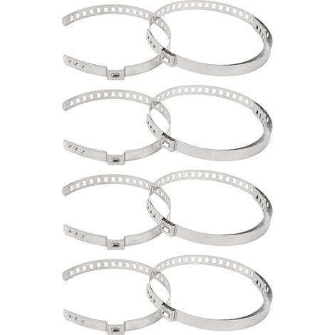 Set mit 24 universellen Edelstahl-Schlauchschellen für CV-Gelenkmanschetten, verstellbare Radachsenbänder, Crimpzangen für ATVs und PKWs (1/5)