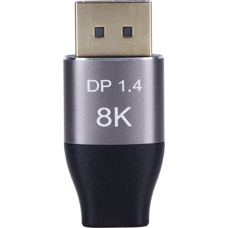 Adaptateur Mini DisplayPort vers DisplayPort 8K 60Hz, Conversion Bidirectionnelle Haute Définition pour Écran d'Ordinateur (1/5)