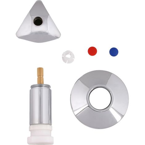 Schlösser Armaturen UNTERPUTZ SICHTTEIL VARIABEL DREIKANTHAUBENGRIFF, 1/2"-1"