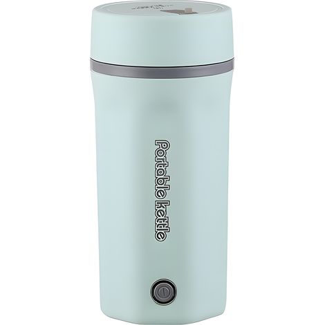 Elektrischer Wasserkocher aus Edelstahl (500 ml), Aufheizzeit: 5 Minuten, doppelwandig, automatische Abschaltung, ideal für unterwegs (1/5)