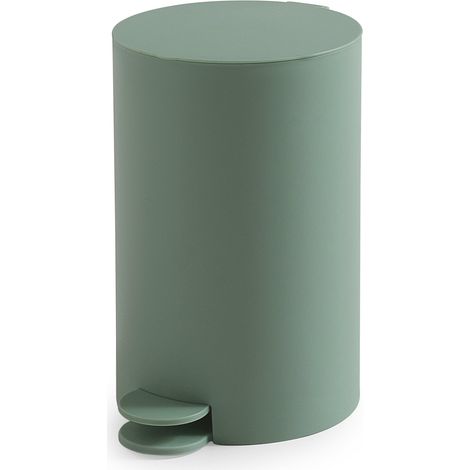 GEDY SH090700900 SHARON Papelera con tapa 3 L verde salvia mate - ref: SH090700900 (1/2)