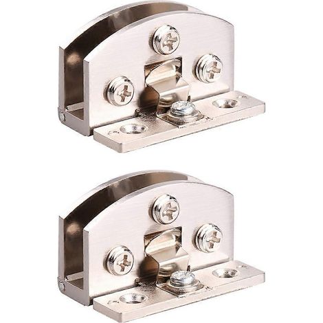 2 charnières de porte pour meuble, accessoire de porte, charnière multifonctionnelle pour cave à vin, charnière pour porte en verre (1/5)
