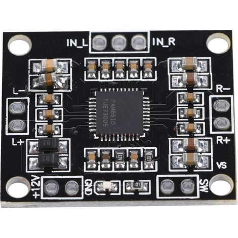 12V 15W Digitaler Audioverstärker der Klasse D, Zweikanal-Stereomodul für Video (1/5)