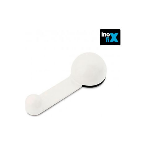 Tope puerta Retenedor Giratorio INOFIX Blanco Adhesivo