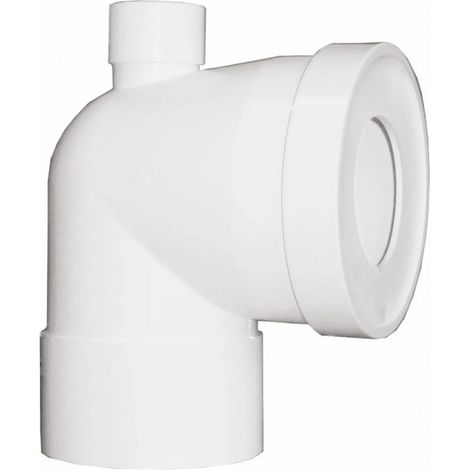 Gomito a 90 gradi per WC femmina diametro 100 con filettatura superiore (1/3)