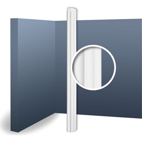 Orac Decor K1001 Slim Fluted Column Half Shaft