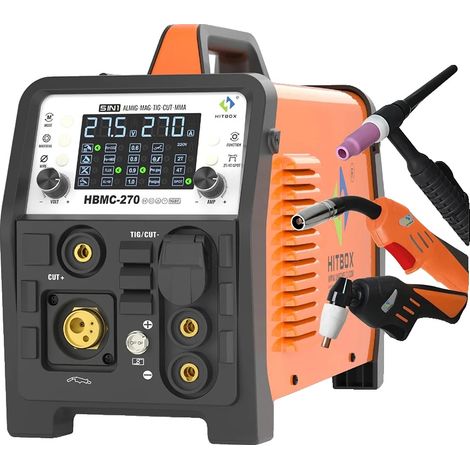 Saldatrice per alluminio 6 in 1, con funzioni di sicurezza avanzate, modello HBMC270 (1/5)