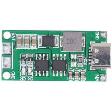 Pair Module de chargeur de batterie Type C à 8.4V, bonne Protection, tension Boost, carte de charge au Lithium, vert 1A (1/5)