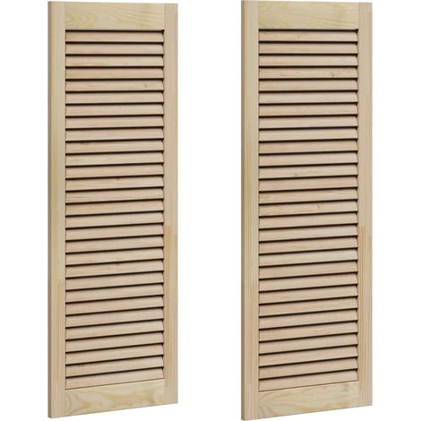 Maison Exclusive - Porta per Armadio con porta 2 pcs Naturale 110 x 2,1 x 39,5 cm
