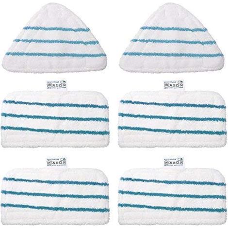 Lot de 6 lingettes nettoyantes pour Steam Mop pour Black Decker FSMP30, FSMP20 compatible avec les modèles FSMH1321JMD, FSMH16151, FSMH1621D, FSM1630, FSM1616 (1/5)
