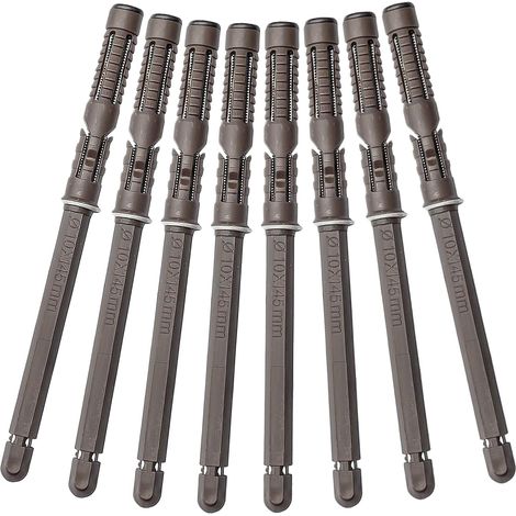 ZOLGINAH 8 Pièce Supports Étagères Flottante Dissimulé, Support d'Etagère Support Mural Invisible, Lourd Devoir Support pour DIY Etagères Murale Conseil Flottant (10x145mm) (1/5)