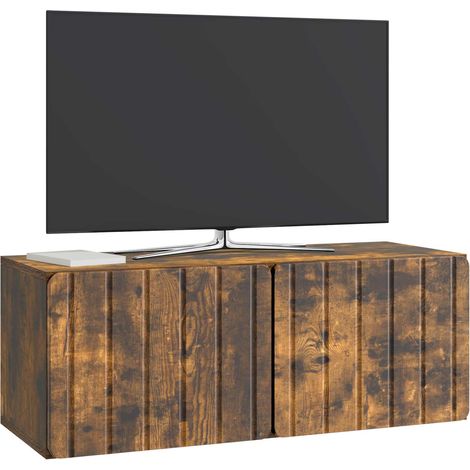 Maison Exclusive - Wandmontierter TV-Schrank Geräucherte Eiche 78