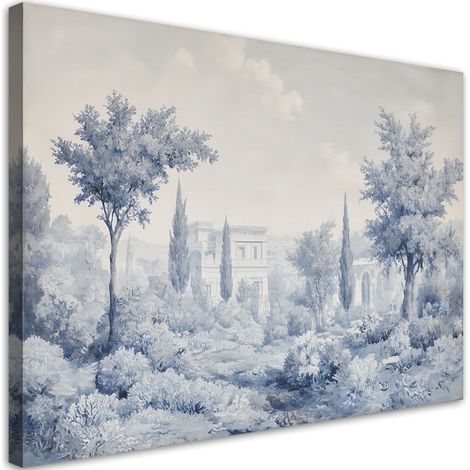 Tableau déco Architecture de la nature bleue 60x40 (1/5)