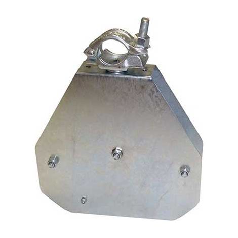 Kit carrucola di sollevamento con collare - Carrucola + braccio + corda per cantiere - Carico 50 kg - KIT-POULISTOP-2/CO