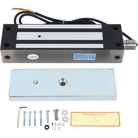 Serrure électromagnétique en acier inoxydable, 6 fils, Force de maintien de 500KG, porte Mag pour système de contrôle d'accès
