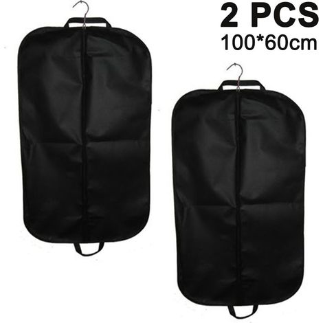 Sac de voyage et de rangement respirant pour vêtements, noir
