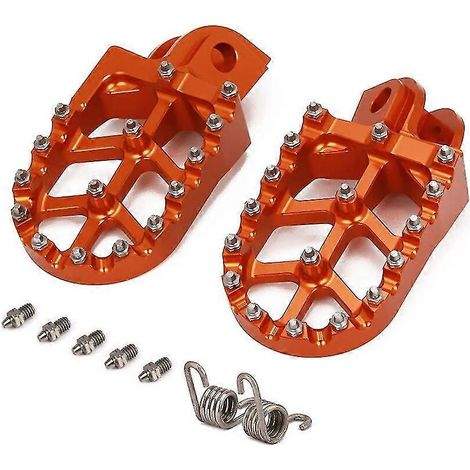 Fußrasten für KTM EXC, SX, XCF, SXF, XC, XCW, XCFW 65, 85, 125, 150, 200, 250, 300, 350, 450, 250R, Adventure, 990 – Orange (1/4)