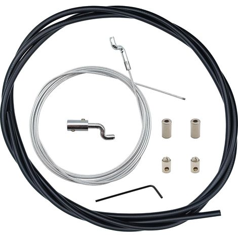 Kit de réparation de câble d'accélérateur universel pour tondeuse à gazon, réglable, courbure en Z, pour mini-moto, kart à pédales, bricolage (1/5)