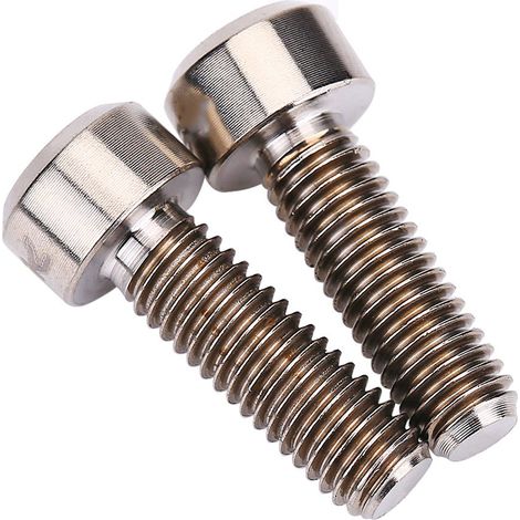 Lot de 6 vis de potence fixes M516 mm en alliage de titane pour vélo de montagne (titane) (1/5)
