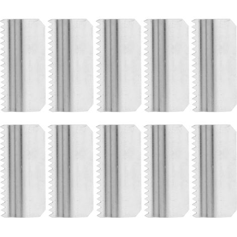 Ersatzklinge – 10er-Pack – Eisen – Gezahnt – Für Klebebandabroller – Zuhause, Büro, Schule – 3,10 x 1,00 cm (1/5)