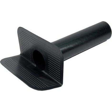 Bocchettone di Scarico in PVC angolare con uscita tonda -Diametro - 120 cm