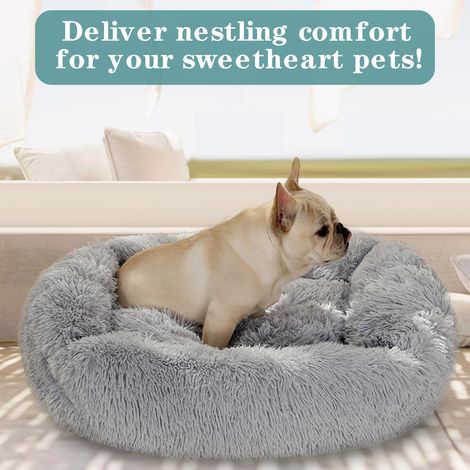 Cozy plush pet bed, quilted blanket, sleeping bag, snuggly cushion, comfortable nest for small and medium-sized cats, kittens, and puppies (1/5)
