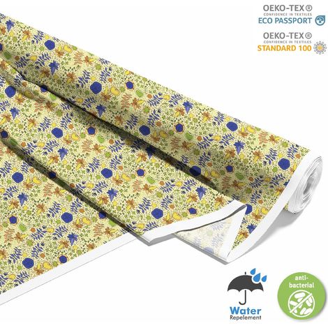 TESSUTI DECORATIVI PER ESTERNI OXFORD - Motivo fiori e foglie disegnati I DX470 (1/5)