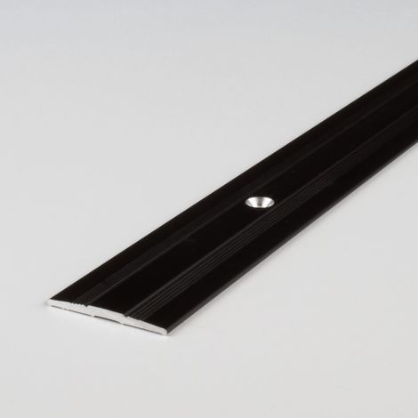 PROVISTON Übergangs- & Ausgleichsprofil Aluminium 27 x 1.7 x 1000 mm Bronze Dunkel Bodenprofil Metallprofil Übergangsschiene