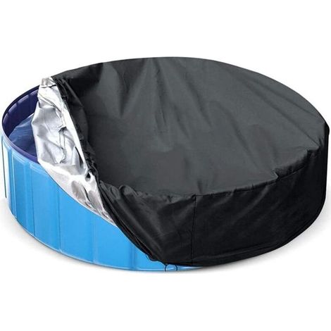 Bâche de piscine ronde facile à installer protection solaire améliorée pour spa, augmente l'absorption d'énergie solaire de votre piscine jusqu'à φ210xH 90cm (1/5)
