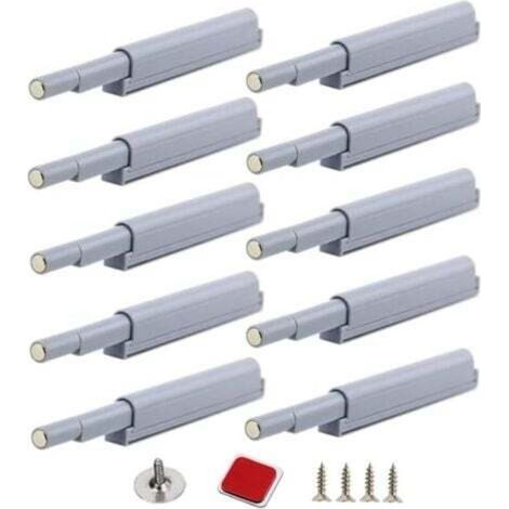 (10 pieces) Push-to-open magnetic latches. Push-open magnetic closures open and close the door with a simple press. (1/4)
