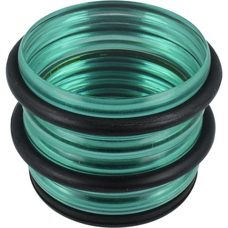 Türpuffer Türstopper aus Glas Bodentürpuffer rund Durchmesser 105mm Glasstopper (1/3)
