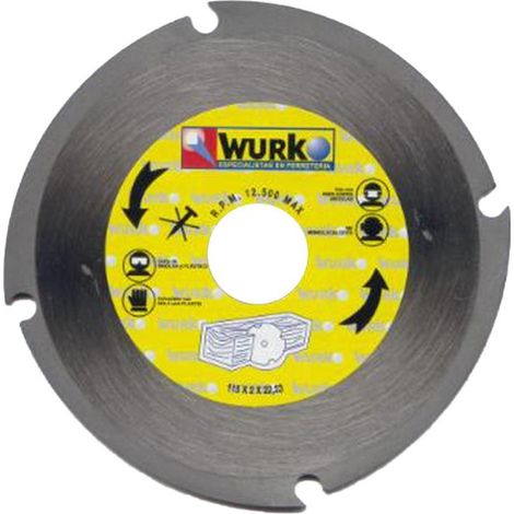 SIFER Sierra disco para madera y plástico 230mm (no aglomerado) (1/4)