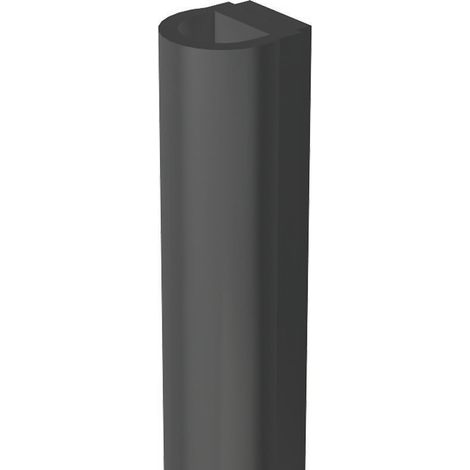 Slid'Up By Mantion – Joint demi-lune adhésif noir 6 mm – Pour espaces confinés – Longueur 2,5 m – Fixation facile pour portes et fenêtres (1/2)