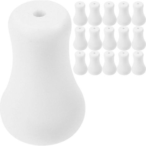 Lot de 16 embouts de cordon de store en bois avec pompons, pour rideaux et stores vénitiens. (1/3)