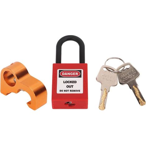 Kit de consignation pour disjoncteurs, aluminium, robuste, sécurisé