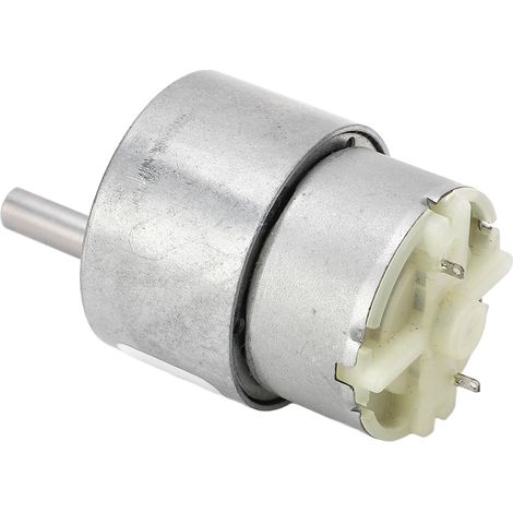 Motoréducteur à vis sans fin autobloquant fort couple démultiplication réglable moteur électrique à turbine 12V CC 210 tr/min (1/5)