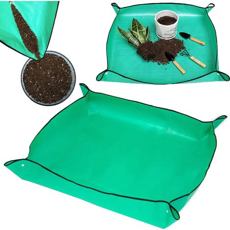 Tappetino per trapianto di piante, vassoio pieghevole per piantine 50x50 cm (1/5)