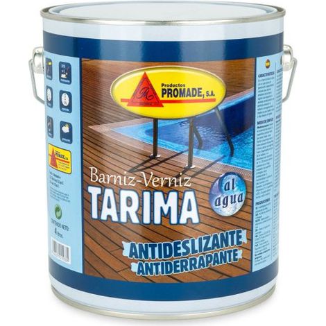 BARNIZ TARIMA ANTIDESLIZANTE AL AGUA 4 LT ABTA106 PROMADE (1/2)