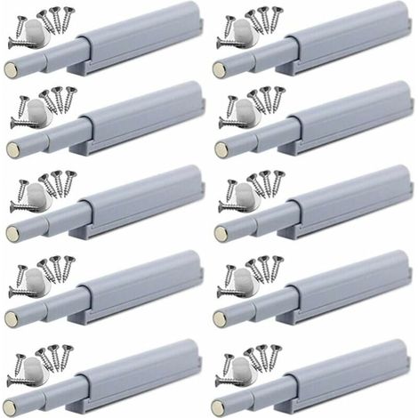 [NIEMALS VERWENDET] Magnetische Push-to-Open-Verschlüsse. Die Türen lassen sich durch einfaches Drücken öffnen und schließen (10 Stück).