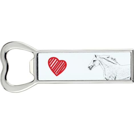 Apribottiglie con cavallo purosangue ceco, apribottiglie personalizzato per frigorifero, regalo unico per uomo di Art-Dog (1/5)
