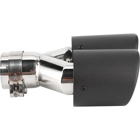 Embouts d'échappement universels en forme de Y pour double silencieux - Accessoire de modification de véhicule (1/5)