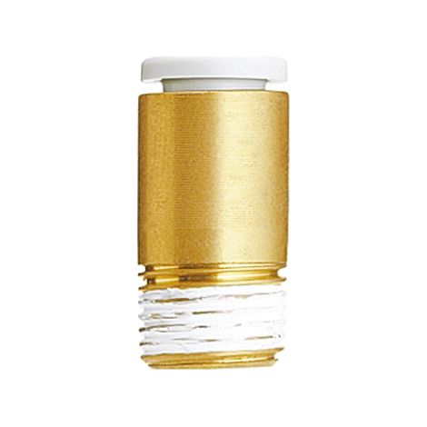 Adaptateur droit fileté SMC KQ2 vers Enfichable, 8 mm G 3/8 Mâle ( Prix pour Paquet de 10 )