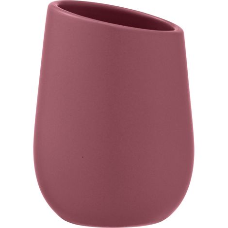 Tasse en céramique pour brosses BADI, gris, Wenko (1/5)