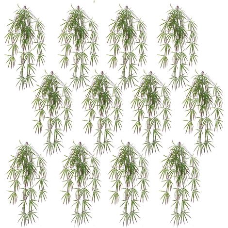 Pack of 12 x 100cm Artificial Hanging Acer Spider Plant (1/5)