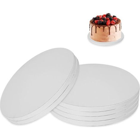 Plateau à gâteaux 6 pièces de 20 cm (8 pouces) Carton Réutilisable (1/5)