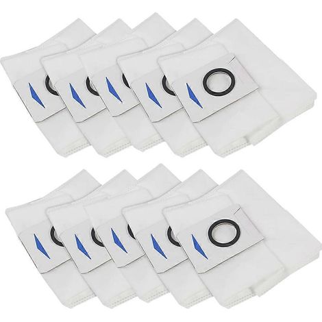 10 Pack de remplacement Aspirateur Bags pour DEEBOT X1 OMNI Turbo Robot Aspirateur (1/5)