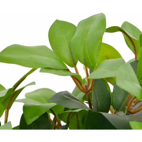 vidaXL Planta artificial árbol de laurel con macetero 40 cm verde (1/2)
